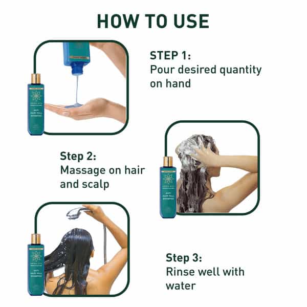 Neem Ayu Expert Anti Hair Fall Shampoo 200Ml| No Sulphate Parabens| Enrich With Milk Protein