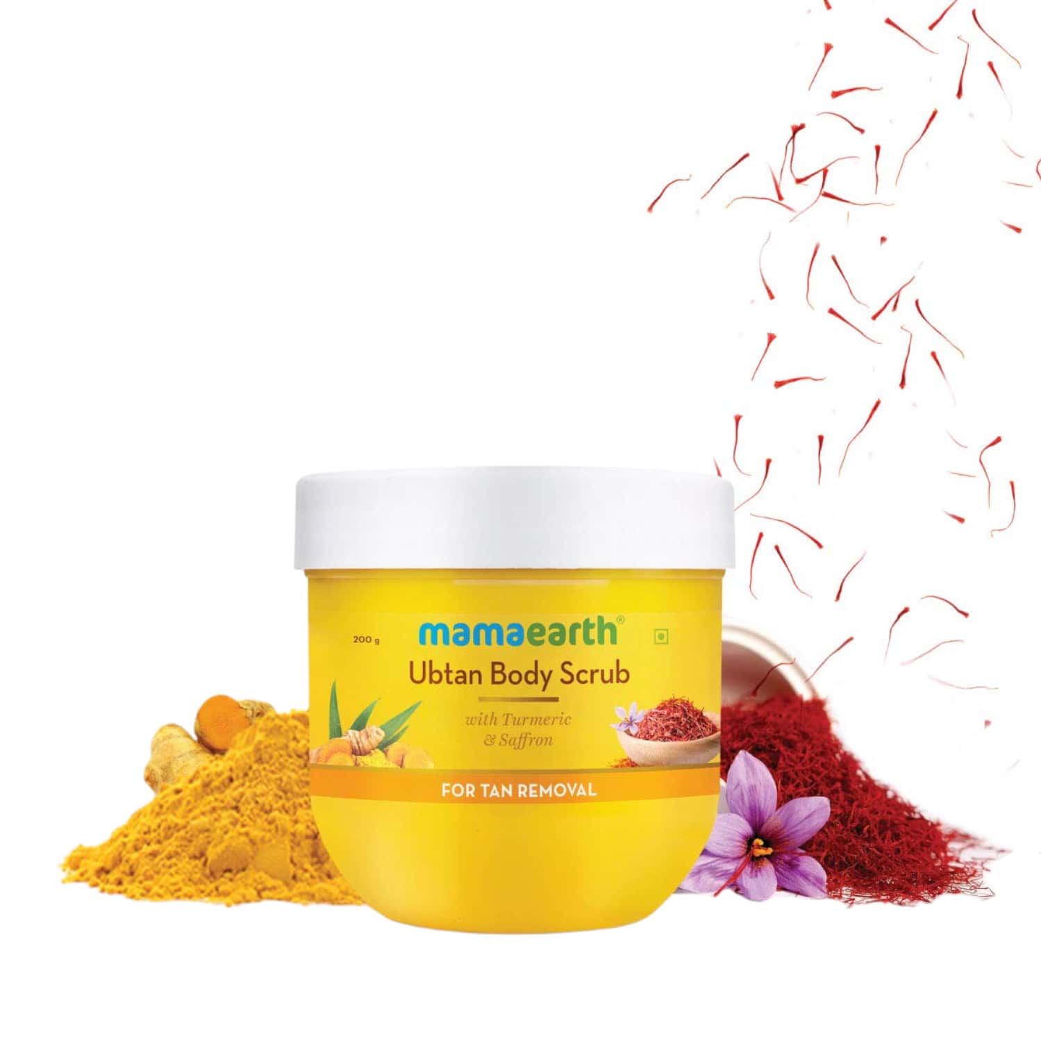 Mamaearth Ubtan Tan Removal Body Scrub 200 G