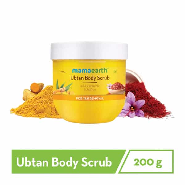 Mamaearth Ubtan Tan Removal Body Scrub 200 G