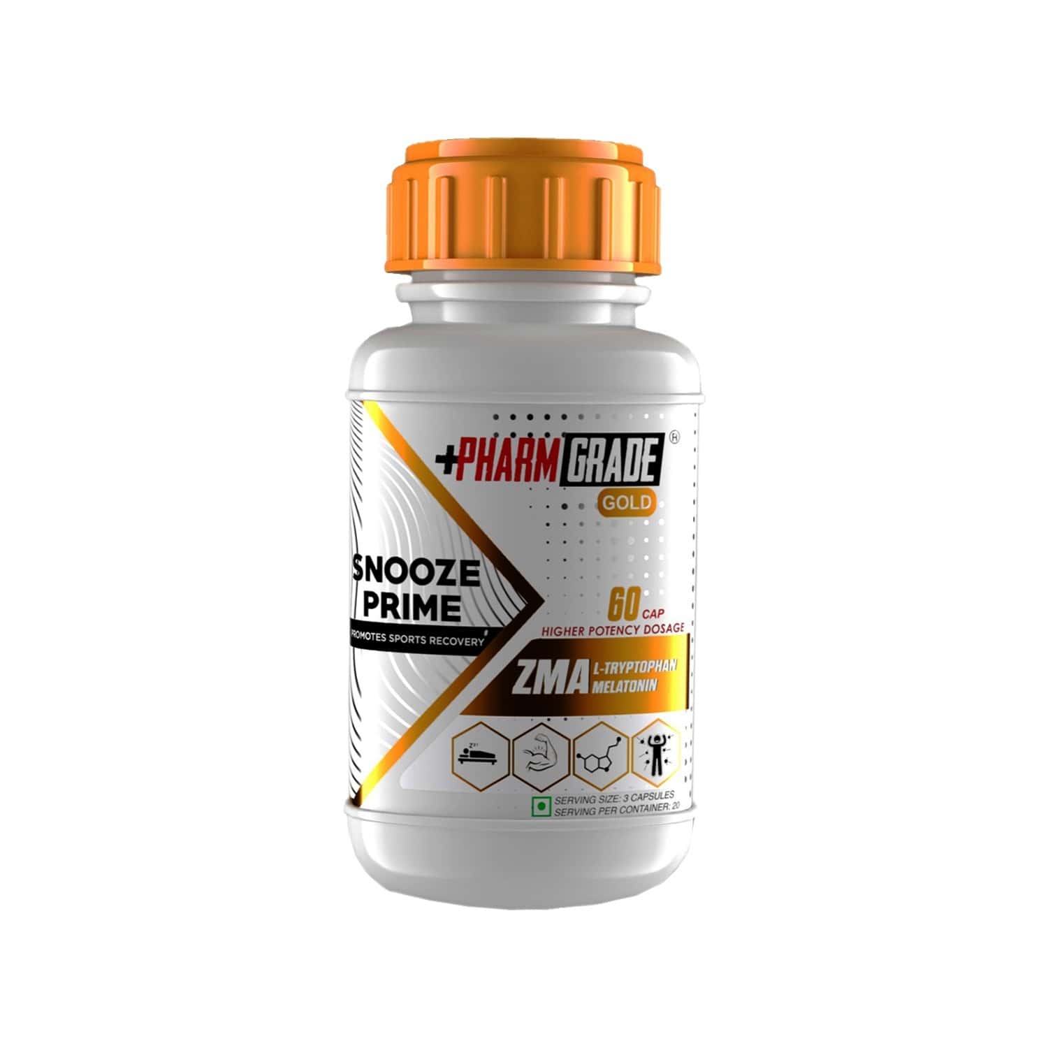 Buy PHARMGRADE SNOOZE PRIME ZMA GOLD FOR DEEP RESTFULL SLEEP WITH