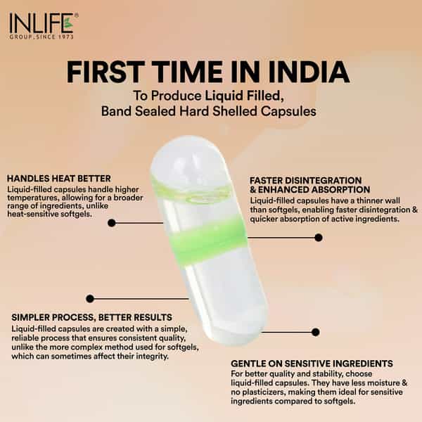 Inlife Vitamin E Oil With Wheat Germ Oil Essential Supplement 400 Iu - 60 Liquid Filled Capsules