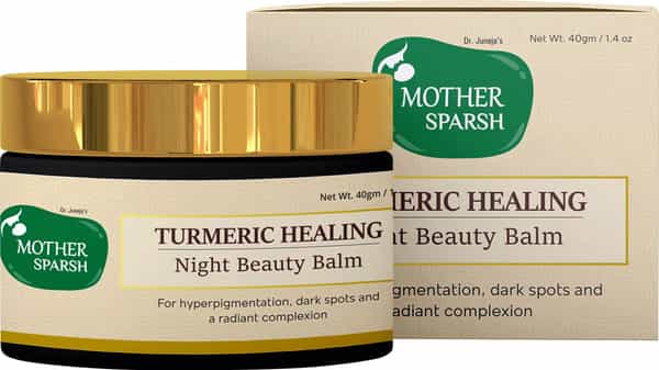 Mother Sparsh Turmeric Healing Night Beauty Balm | Reduce Dark Spots & Hyperpigmentation - 40Gm