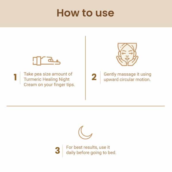 Mother Sparsh Turmeric Healing Night Beauty Balm | Reduce Dark Spots & Hyperpigmentation - 40Gm