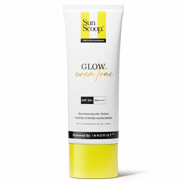 Sunscoop Glow Even Tone Sunscreen Spf 50 Pa++++ | Tinted Foundation-Like Finish | 45G