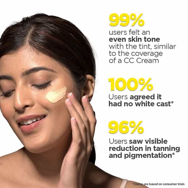 Sunscoop Glow Even Tone Sunscreen Spf 50 Pa++++ | Tinted Foundation-Like Finish | 45G