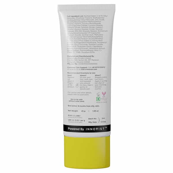 Sunscoop Glow Even Tone Sunscreen Spf 50 Pa++++ | Tinted Foundation-Like Finish | 45G