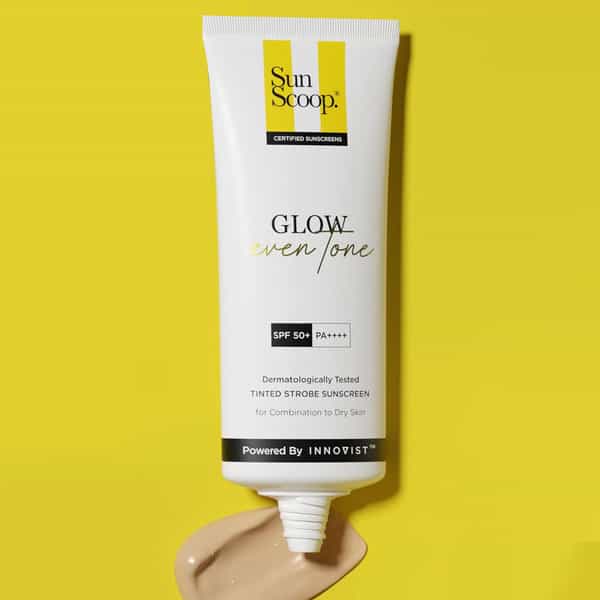 Sunscoop Glow Even Tone Sunscreen Spf 50 Pa++++ | Tinted Foundation-Like Finish | 45G