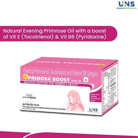 Primosa Boost Nutritional Supplement | For Women | Strip Of 10 Softgel Capsules
