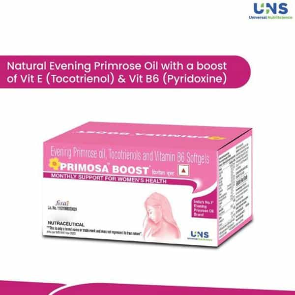 Primosa Boost Nutritional Supplement | For Women | Strip Of 10 Softgel Capsules