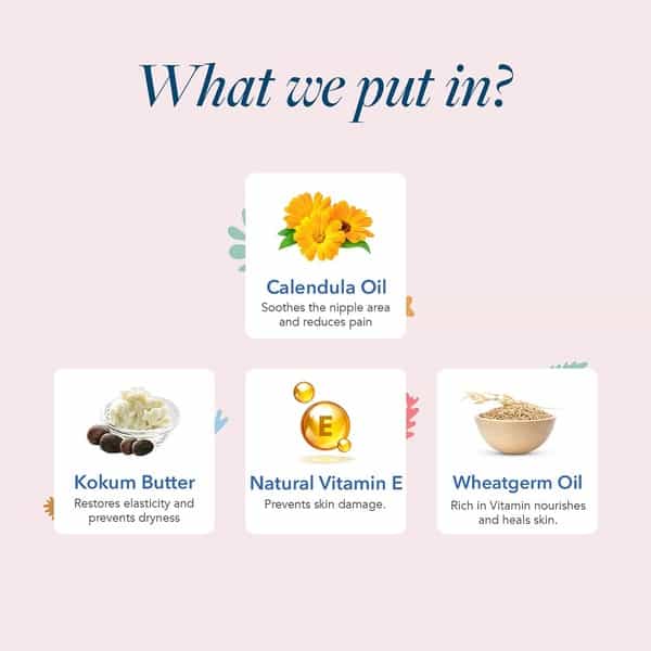 The Moms Co. Natural  Nipple Butter  Container Of 25 G