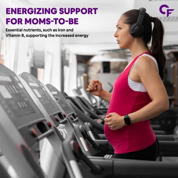 Carbamide Forte Veg Prenatal Multivitamin For Pregnancy With Dha-60 Tablets