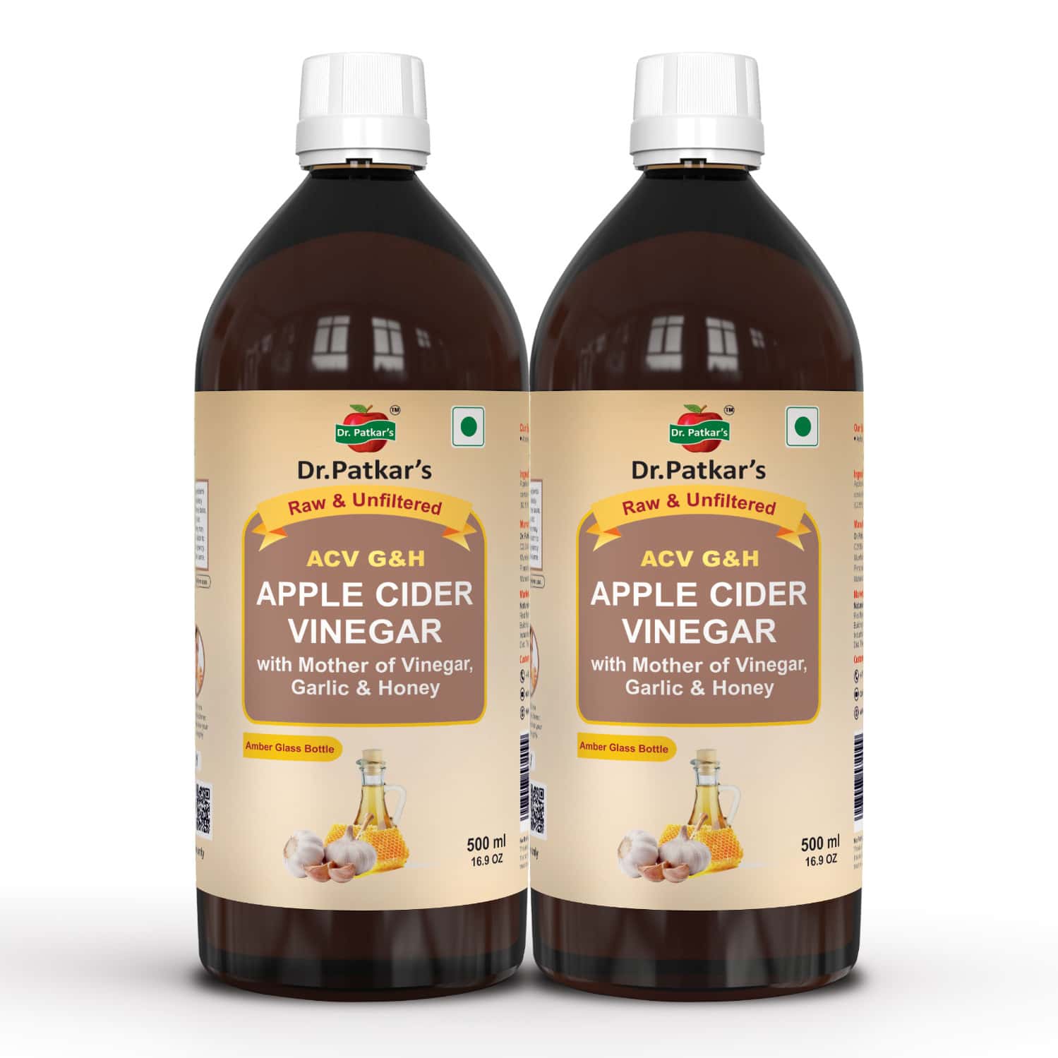 Dr. Patkar'S Apple Cider Vinegar With Garlic& Honey 1000 Ml