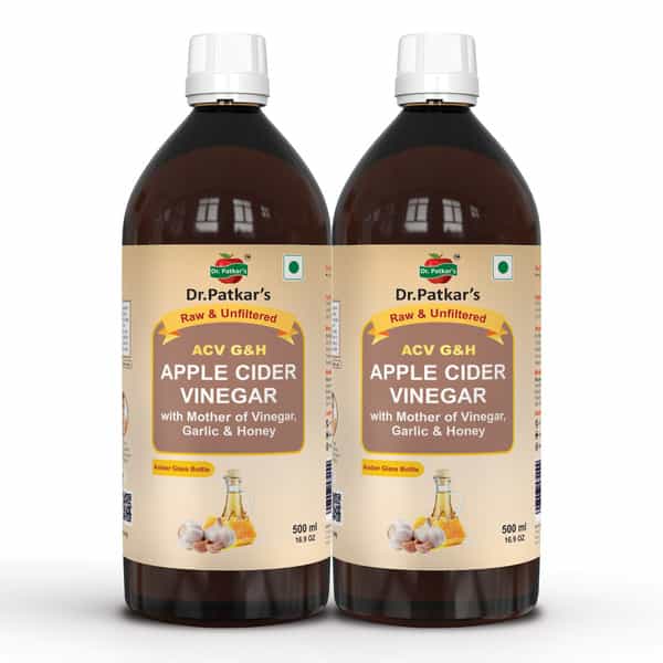 Dr. Patkar's Apple Cider Vinegar With Garlic& Honey 1000 Ml