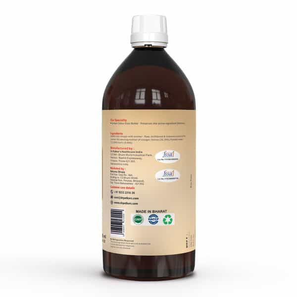 Dr. Patkar's Apple Cider Vinegar With Garlic& Honey 1000 Ml