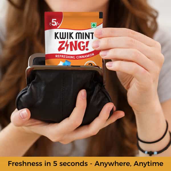 Kwik Mint Zing Mouth Freshener - Pack Of 3