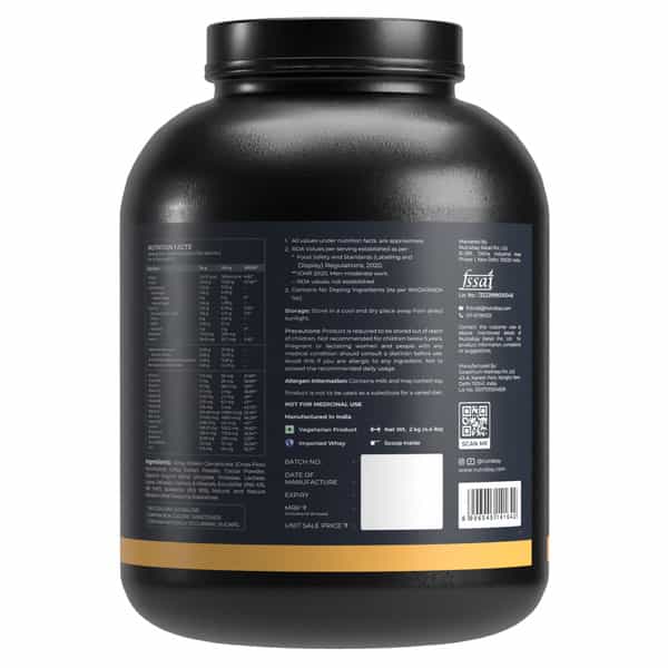 Nutrabay Gold 100% Whey Protein Concentrate Cafe Mocha - 2Kg
