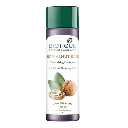 Biotique Walnut Bark Volumizing Shampoo For Fine And Thinning Hair 190 Ml