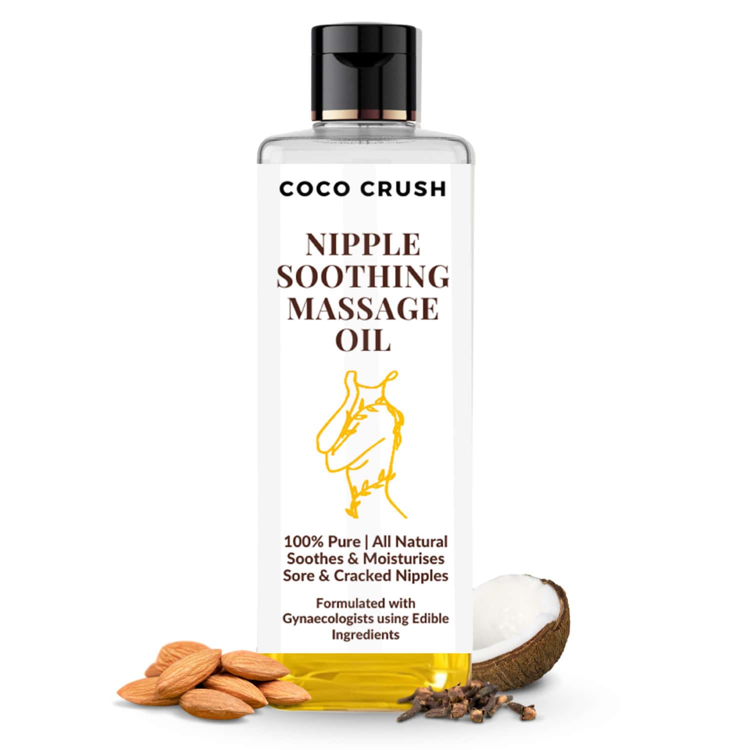 Coco Crush Nipple Soothing Massage Oil - 50ml