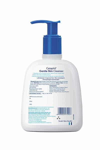 Cetaphil Gentle Skin Cleanser 250Ml & Dam Daily Advance Ultra Hydrating Lotion 100Gm