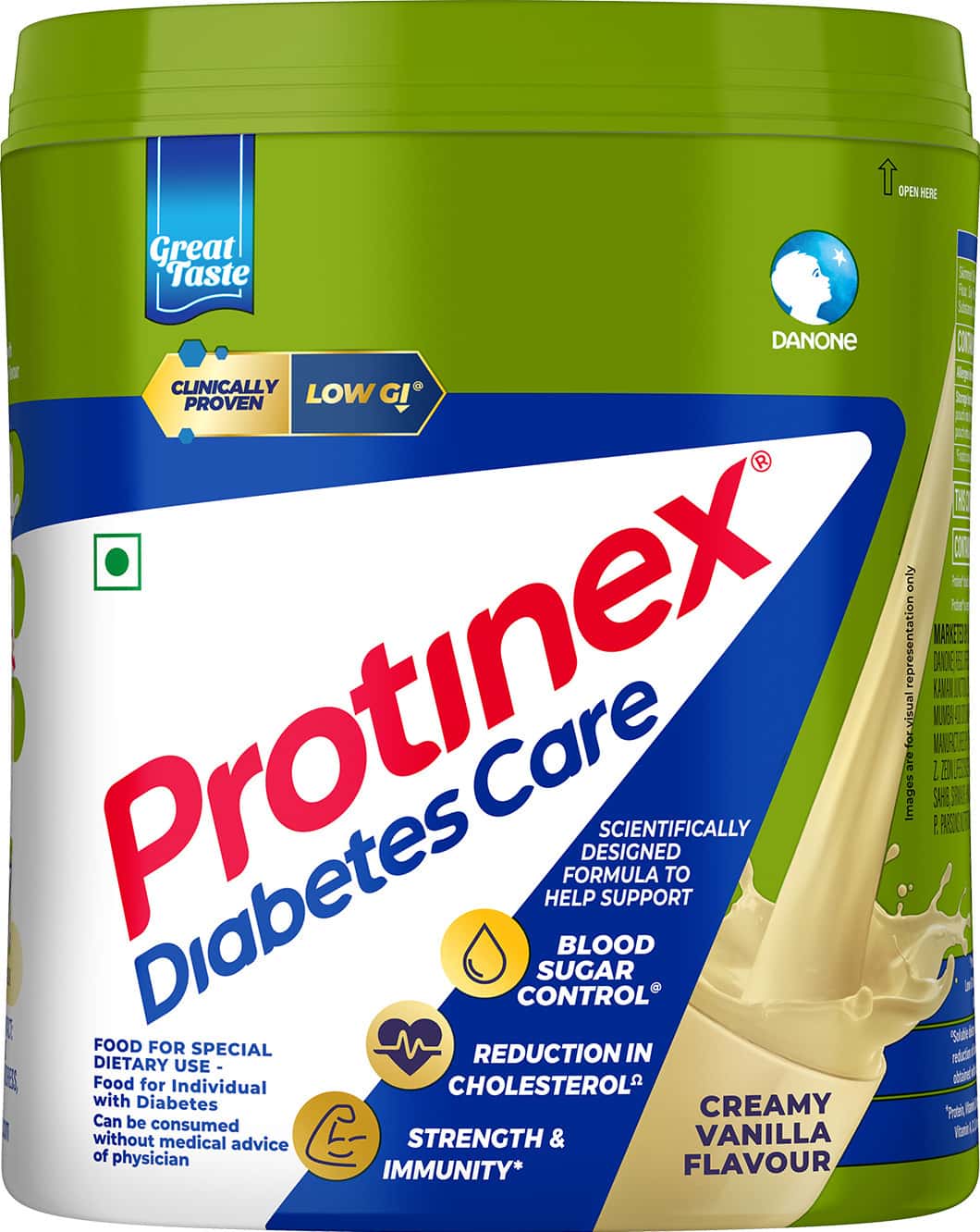 Protinex Diabetes Care Nutrition Drink Creamy Vanilla Flavour Jar 400 Gm