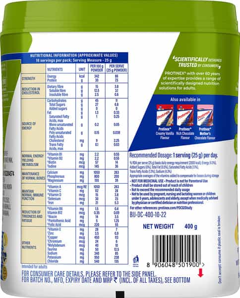 Protinex Diabetes Care Nutrition Drink Creamy Vanilla Flavour Jar 400 Gm