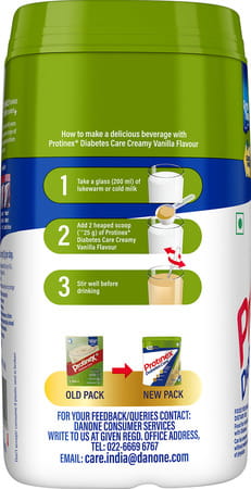 Protinex Diabetes Care Nutrition Drink Creamy Vanilla Flavour Jar 400 Gm