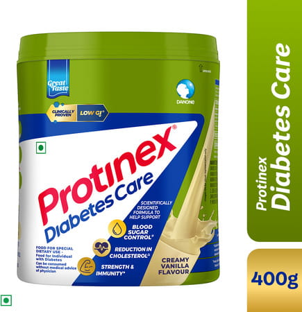 Protinex Diabetes Care Nutrition Drink Creamy Vanilla Flavour Jar 400 Gm