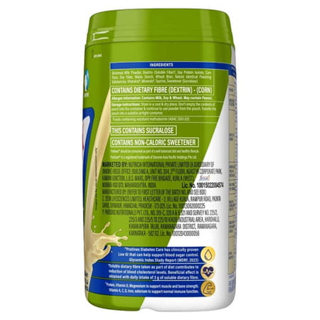 Protinex Diabetes Care Nutrition Drink Creamy Vanilla Flavour Jar 400 Gm