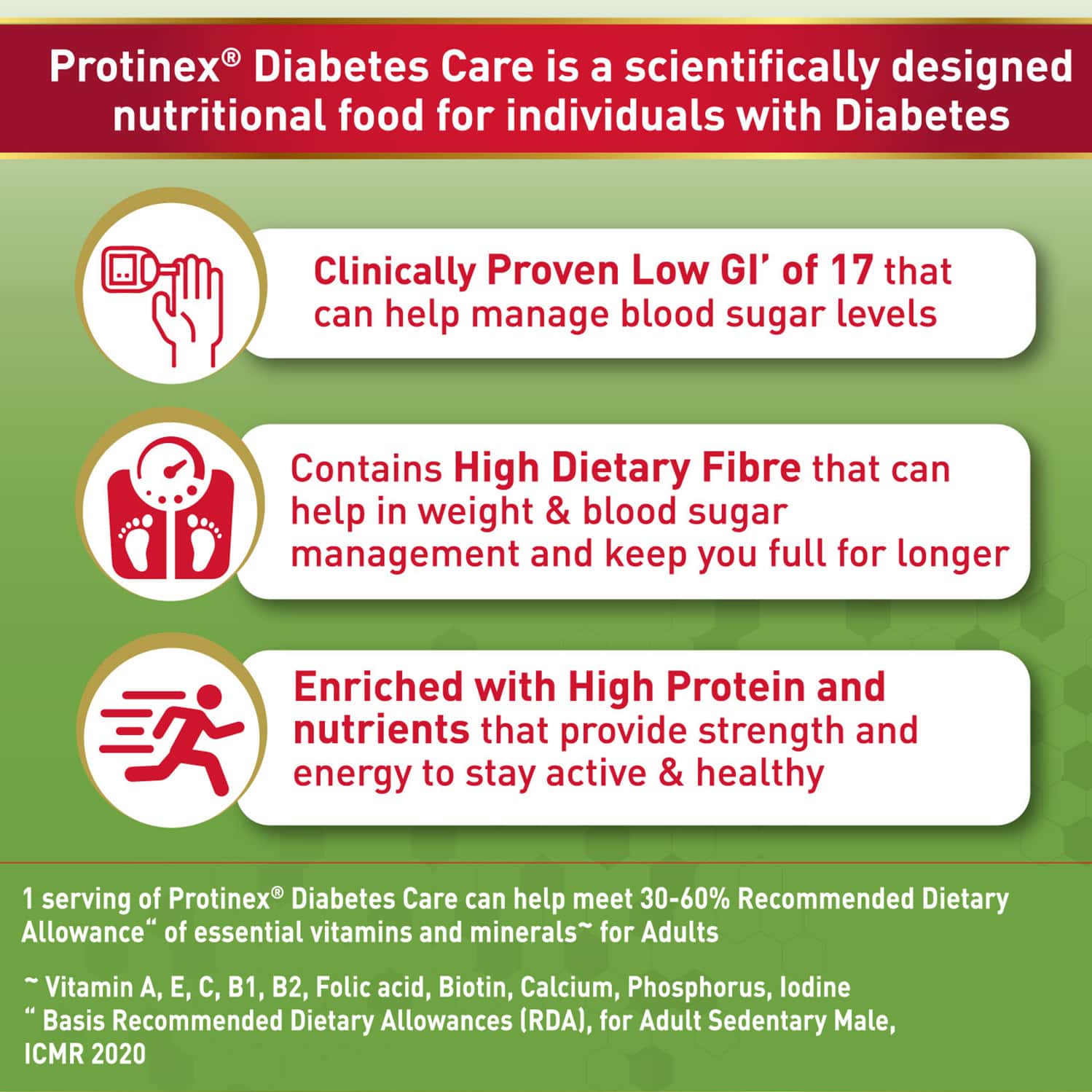 Buy PROTINEX DIABETES CARE VANILLA 400GM NUTRITION DRINK FOR INDIAN