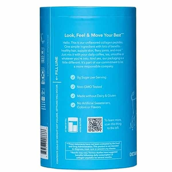 Vital Proteins Collagen Peptides Unflavored Dietary Supplement | 680G