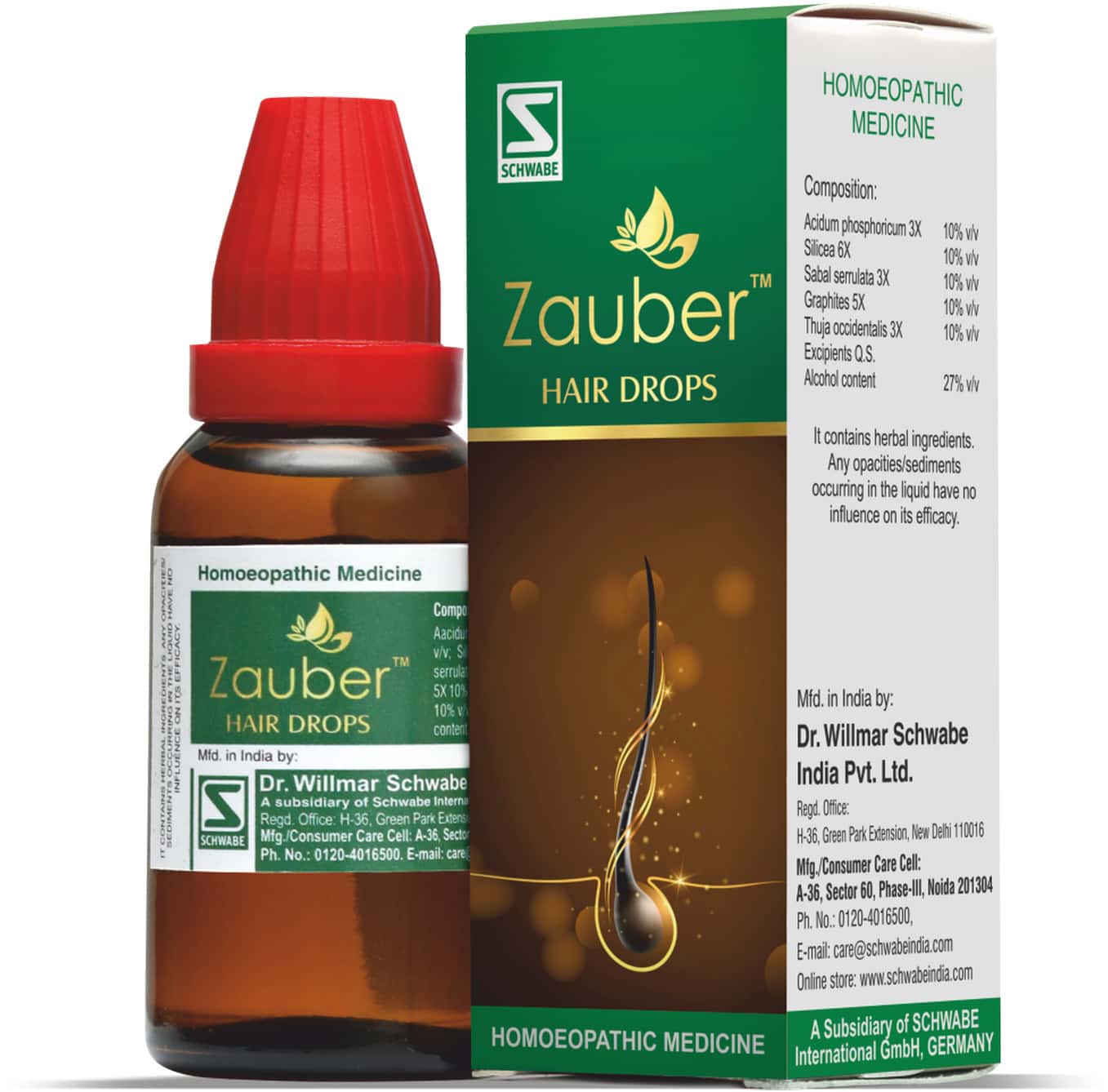 Dr. Willmar Schwabe India Zauber Hair Drops 30 Ml