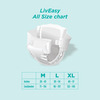 Liveasy Adult Diaper Tape Style (L)-10 | Anti Bacterial And Odour Lock Technology-Waist 38-54 Inch
