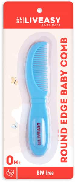 Liveasy Baby Care Baby Comb - Blue
