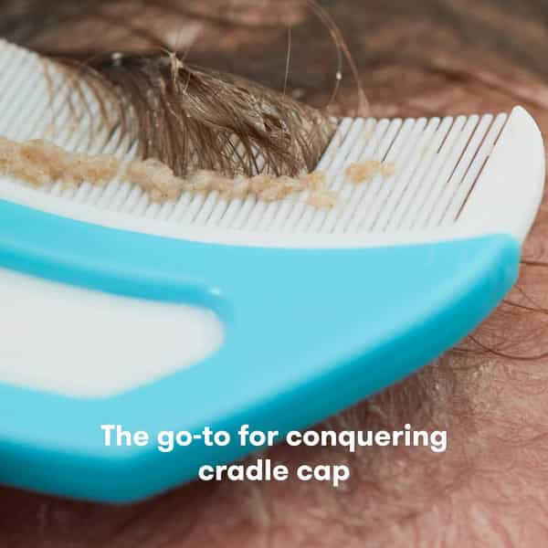 Fridababy Dermafrida Flakefixer | Baby Cradle Cap Brush & Comb Set | 3-Step System
