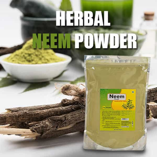 Herbal Hills Neem Patra Powder - 1Kg - Pack Of 2