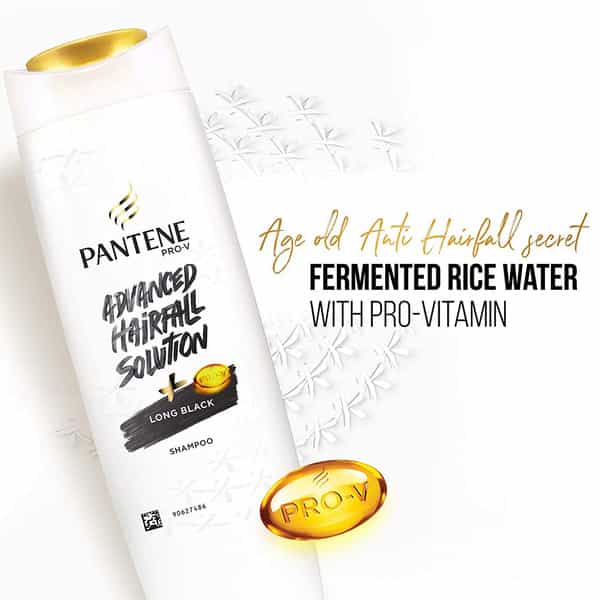 Pantene Advanced Hair Fall Solution Long Black Shampoo - 75Ml