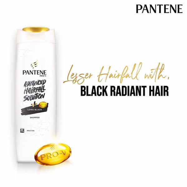 Pantene Advanced Hair Fall Solution Long Black Shampoo - 75Ml