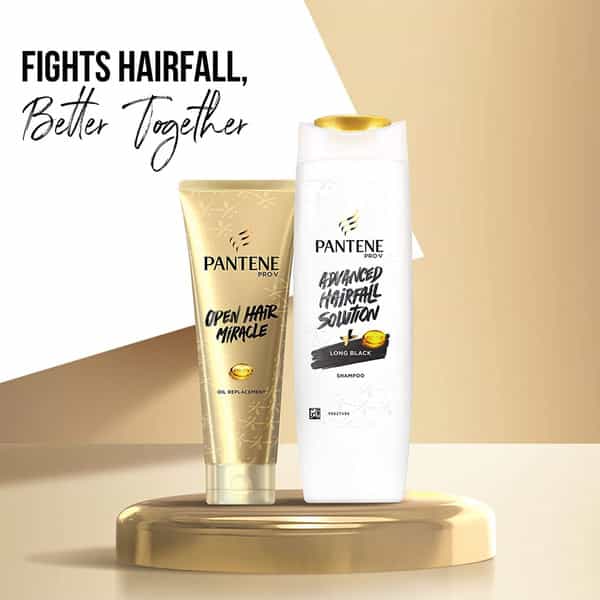 Pantene Advanced Hair Fall Solution Long Black Shampoo - 75Ml