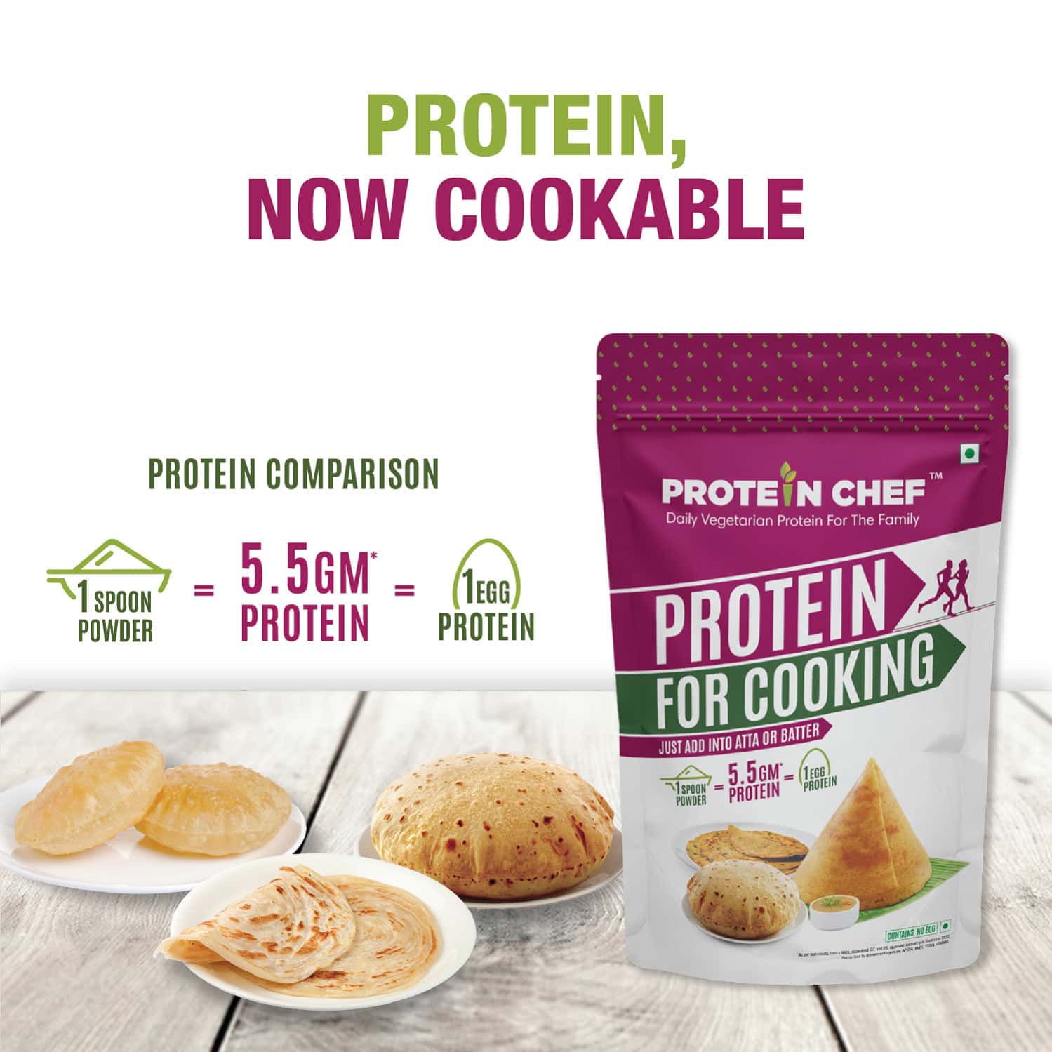 Buy PROTEIN CHEF PROTEIN POWDER FOR COOKING1KG Online & Get Upto 60