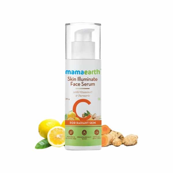 Mamaearth Skin Illuminate Vitamin C Serum For Radiant Skin With High Potency Vitaminc & Turmeric 30G