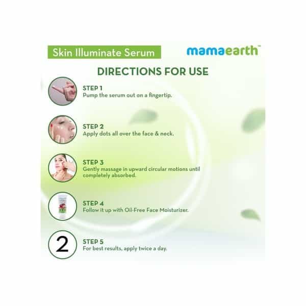 Mamaearth Skin Illuminate Vitamin C Serum For Radiant Skin With High Potency Vitaminc & Turmeric 30G