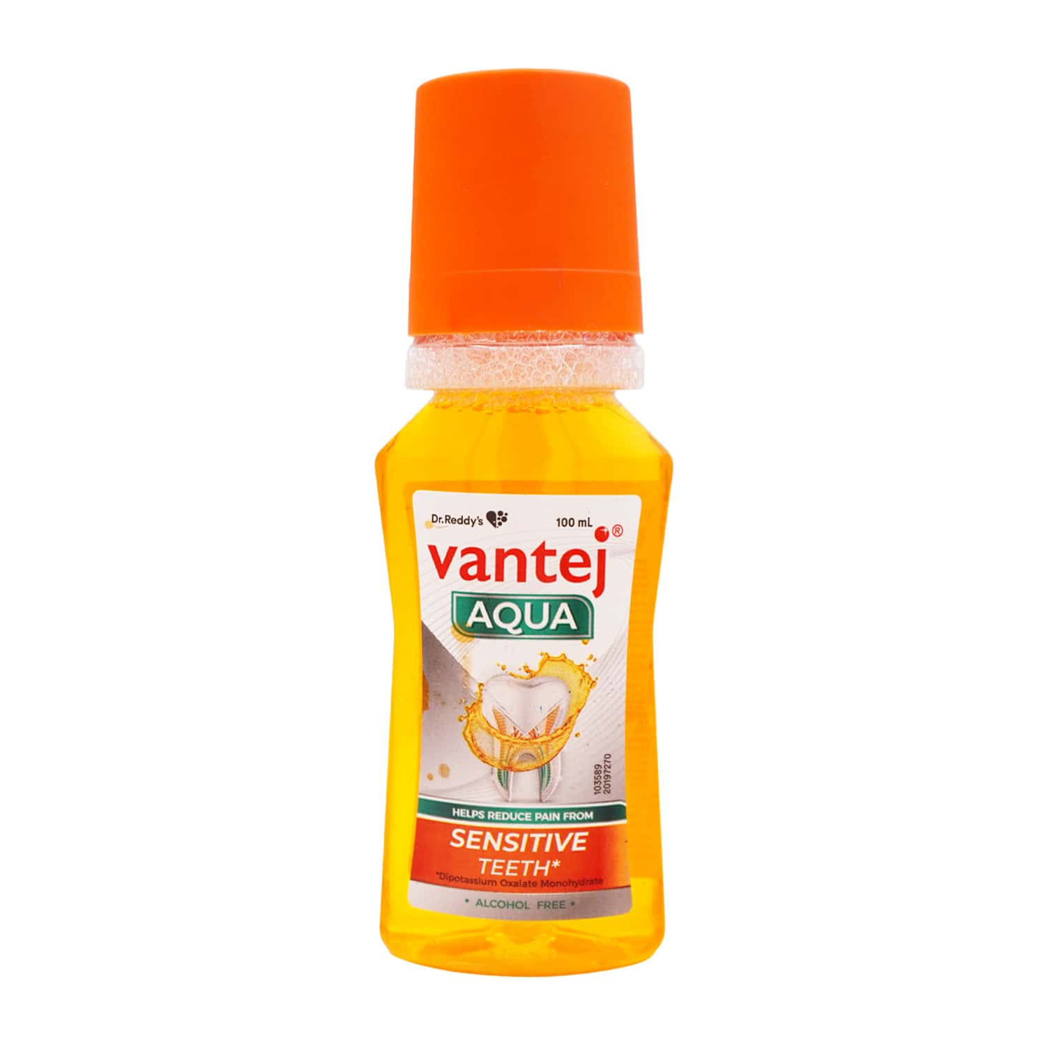 Vantej Mouthwash Aqua For Sensitive Teeth 100ml