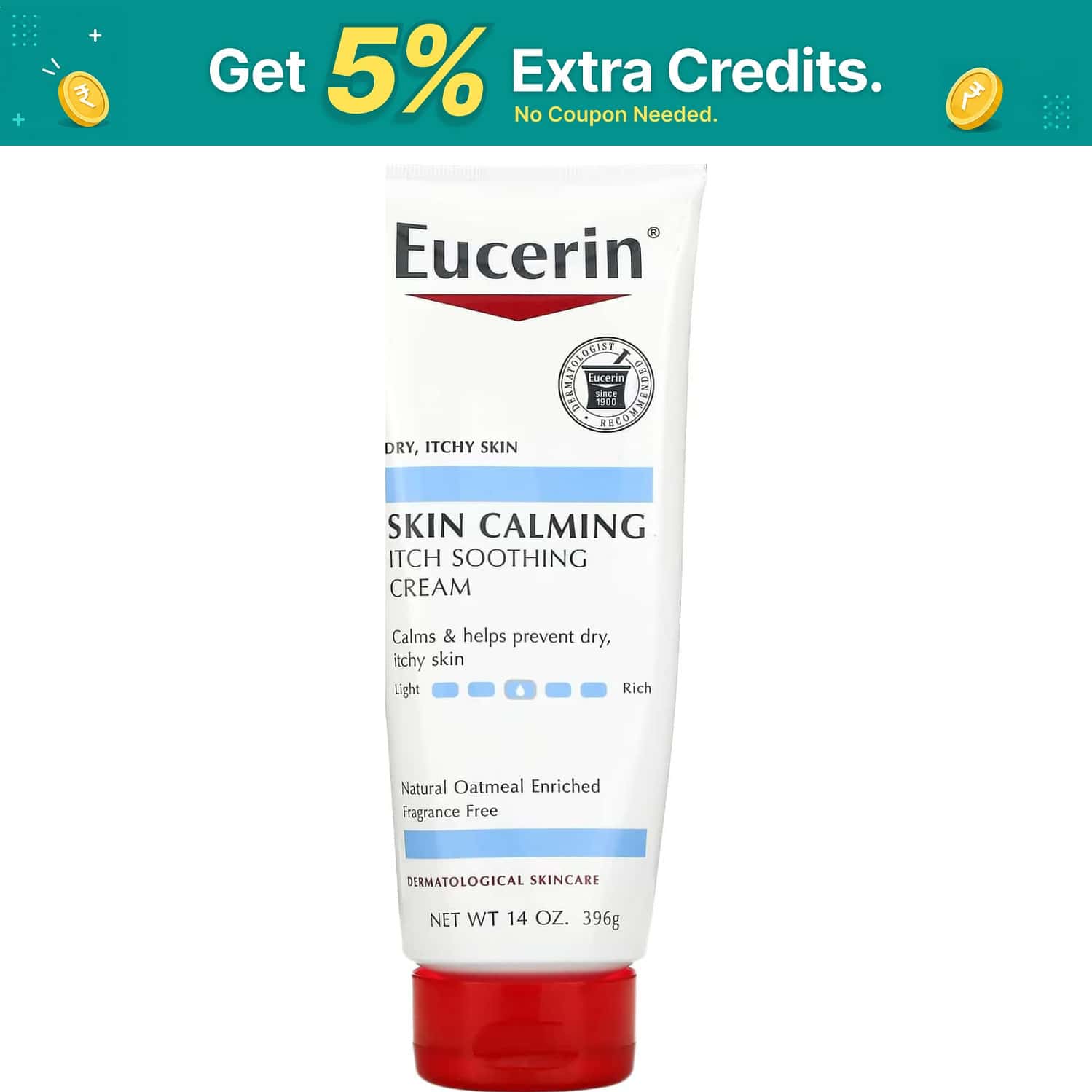 Eucerin Skin Calming Cream Adults Oatmeal 396g