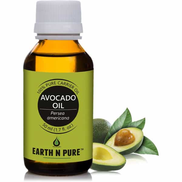 Earth N Pure Avocado Oil 100% Pure Natural And Cold Pressed - 50 Ml (1.7 Fl. Oz.) (50 Ml)