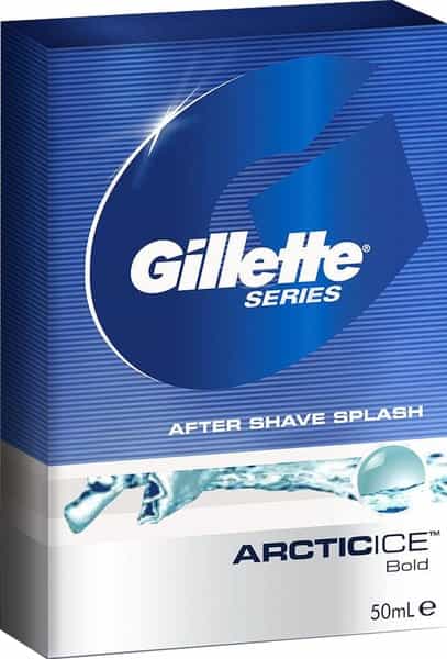 Gillette Series Arctic Ice After Shave Splash Bottle Of 50 Ml