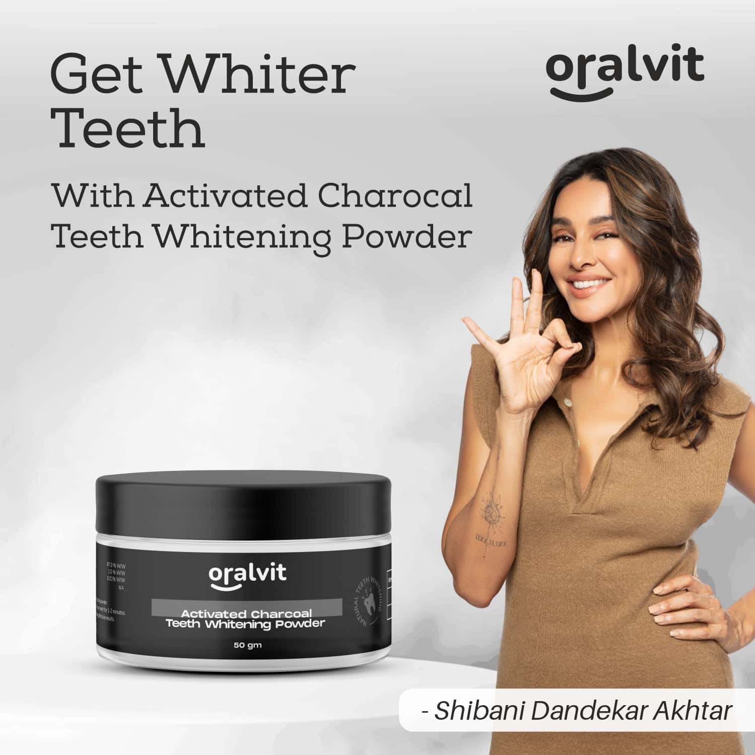 Buy ORALVIT ACTIVATED CHARCOAL TEETH WHITENING POWDER NATURAL, VEGAN
