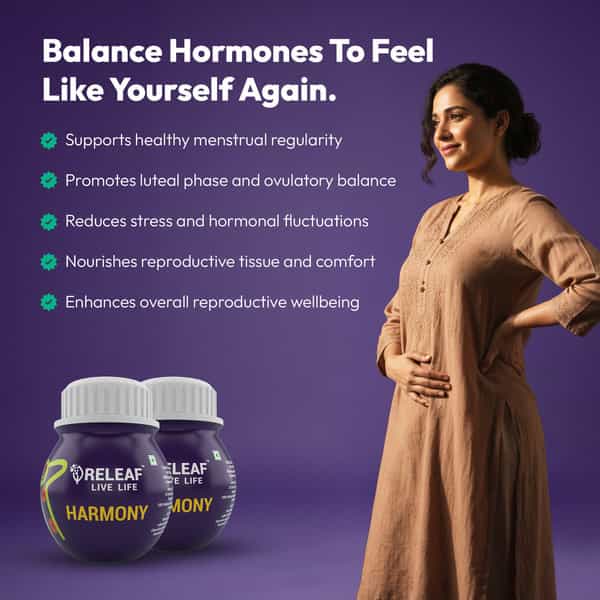 Releaf Harmony Women's Hormonal Balance Supplement 60N