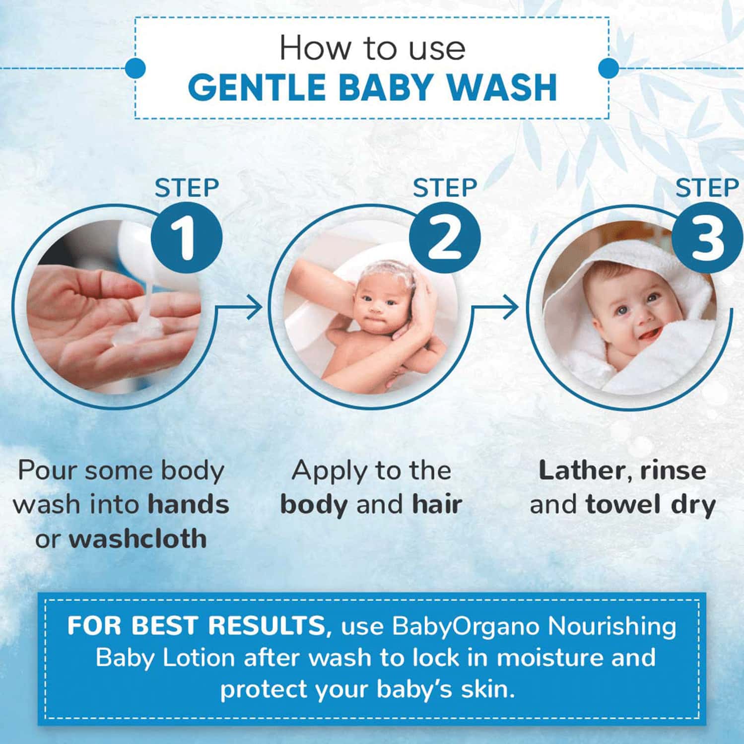 Buy GENTLE BABY WASH GENTLY CLEANSES & MOISTURIZES BABY'S