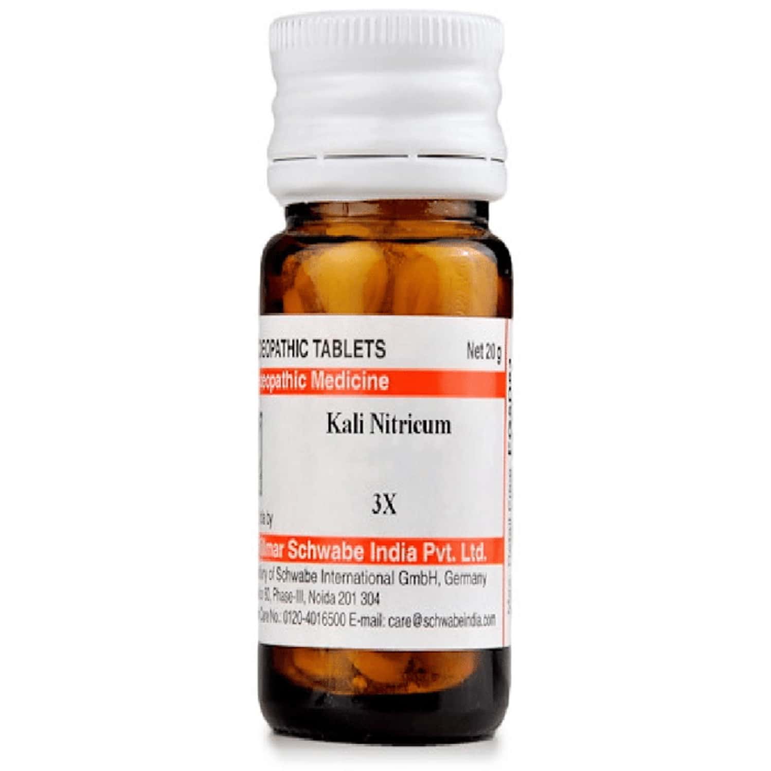 Dr. Willmar Schwabe India Kali Nitricum Trituration Tablet 3x 20 No'S