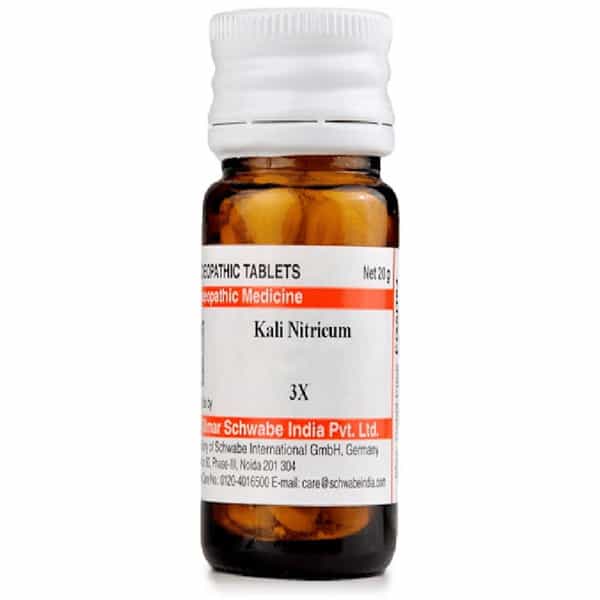 Dr. Willmar Schwabe India Kali Nitricum Trituration Tablet 3X 20 No's
